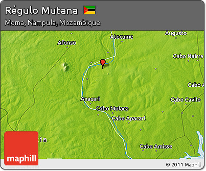 Physical 3D Map of Régulo Mutana