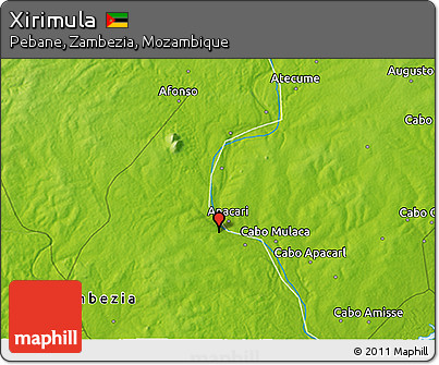 Physical 3D Map of Xirimula