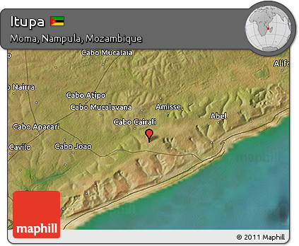 Satellite 3D Map of Itupa