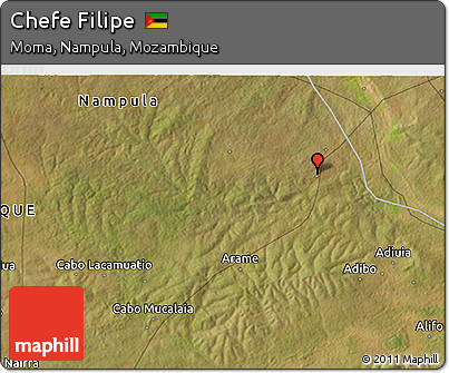 Satellite 3D Map of Chefe Filipe