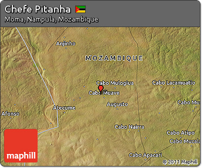 Satellite 3D Map of Chefe Pitanha