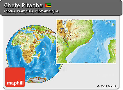Physical Location Map of Chefe Pitanha