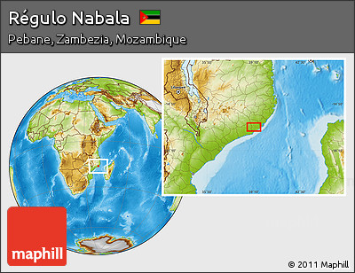 Physical Location Map of Régulo Nabala