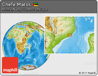 Physical Location Map of Chefe Matos