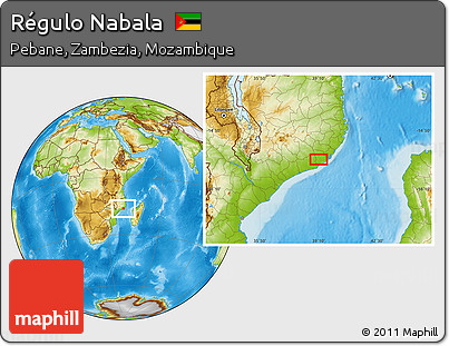 Physical Location Map of Régulo Nabala