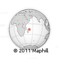 Outline Map of the Area around 16° 29' 14" S, 50° 13' 30" E, rectangular outline