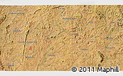 Satellite 3D Map of the area around 16° 29' 14" S, 50° 4' 30" W