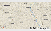 Shaded Relief 3D Map of the area around 16° 29' 14" S, 50° 4' 30" W