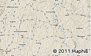 Shaded Relief Map of the area around 16° 29' 14" S, 50° 4' 30" W