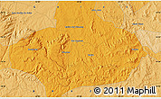 Political Map of the area around 16° 29' 14" S, 51° 46' 29" W