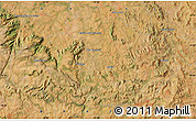 Satellite Map of the area around 16° 29' 14" S, 51° 46' 29" W