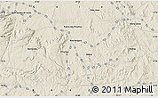 Shaded Relief Map of the area around 16° 29' 14" S, 51° 46' 29" W