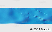 Shaded Relief Panoramic Map of the area around 16° 29' 14" S, 5° 1' 30" W