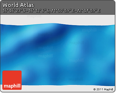 Physical 3D Map of the Area around 16° 29' 14" S, 72° 19' 29" E