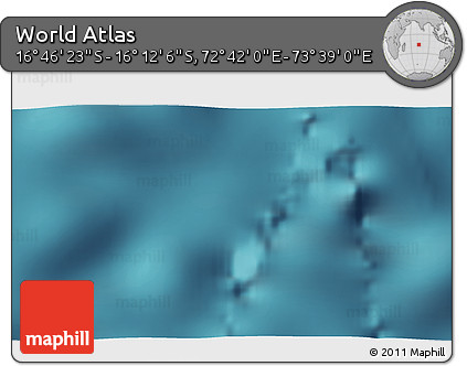 Satellite 3D Map of the Area around 16° 29' 14" S, 73° 10' 30" E