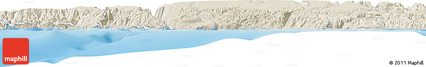 Shaded Relief Horizon Map of the Area around 16° 29' 14" S, 73° 1' 30" W Shaded Relief Horizon Map of the Area around 16° 29' 14" S, 73° 1' 30" W