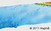Physical Panoramic Map of the area around 16° 29' 14" S, 73° 52' 30" W
