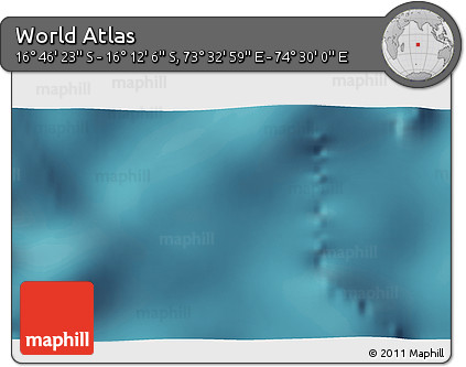 Satellite 3D Map of the Area around 16° 29' 14" S, 74° 1' 30" E