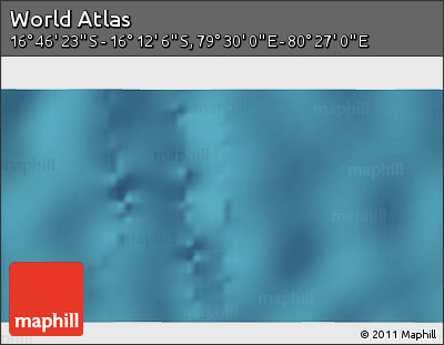 Satellite 3D Map of the Area around 16° 29' 14" S, 79° 58' 29" E