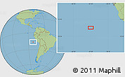 Savanna Style Location Map of the area around 16° 29' 14" S, 81° 31' 30" W