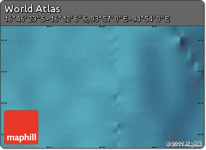 Satellite Map of the Area around 16° 29' 14" S, 94° 25' 30" E