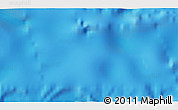 Physical 3D Map of the area around 16° 29' 14" S, 96° 49' 29" W
