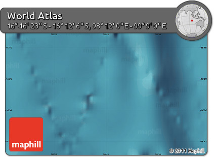 Satellite Map of the Area around 16° 29' 14" S, 98° 40' 30" E