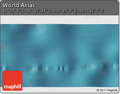 Satellite 3D Map of the Area around 16° 59' 54" S, 101° 13' 29" E