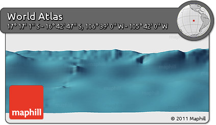 Satellite Panoramic Map of the Area around 16° 59' 54" S, 106° 10' 30" W