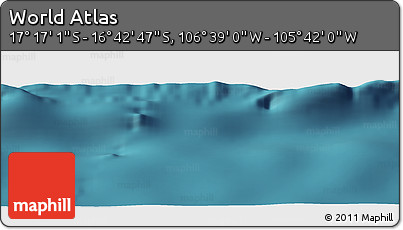 Satellite Panoramic Map of the Area around 16° 59' 54" S, 106° 10' 30" W