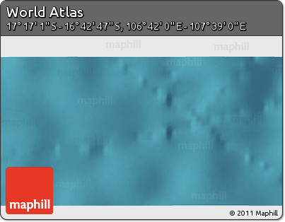 Satellite 3D Map of the Area around 16° 59' 54" S, 107° 10' 30" E