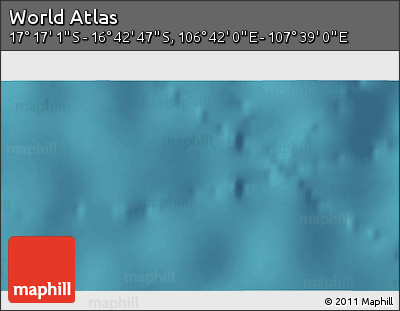 Satellite 3D Map of the Area around 16° 59' 54" S, 107° 10' 30" E