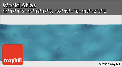 Satellite Panoramic Map of the Area around 16° 59' 54" S, 109° 43' 29" E