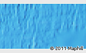 Physical 3D Map of the area around 16° 59' 54" S, 110° 25' 30" W