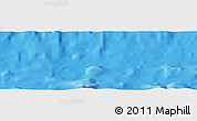 Shaded Relief Panoramic Map of the area around 16° 59' 54" S, 117° 13' 29" W