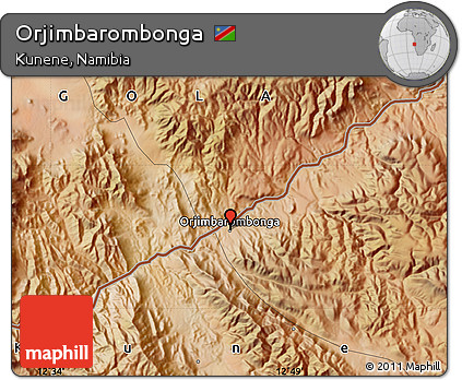 Satellite Map of Orjimbarombonga