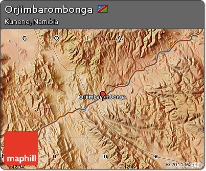 Satellite Map of Orjimbarombonga