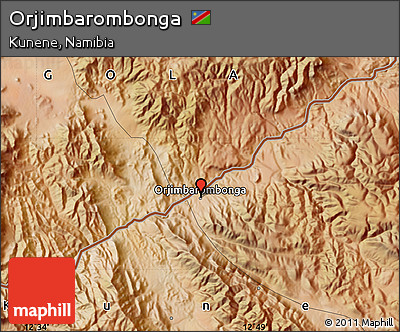 Satellite Map of Orjimbarombonga