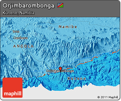Political Panoramic Map of Orjimbarombonga
