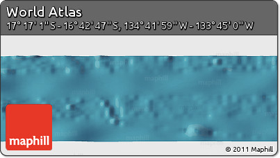 Satellite Panoramic Map of the Area around 16° 59' 54" S, 134° 13' 29" W