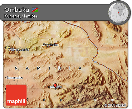 Satellite Map of Ombuku