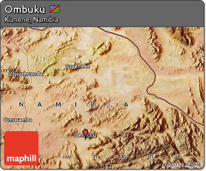 Satellite Map of Ombuku