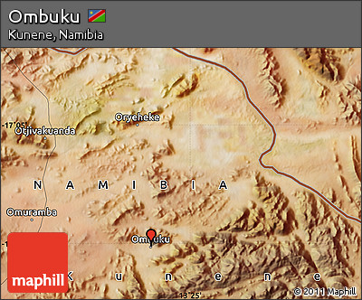 Satellite Map of Ombuku
