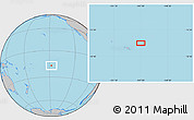 Gray Location Map of the area around 16° 59' 54" S, 147° 49' 29" W