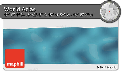 Satellite Panoramic Map of the Area around 16° 59' 54" S, 15° 13' 29" W