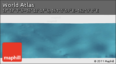 Satellite Panoramic Map of the Area around 16° 59' 54" S, 161° 34' 29" E