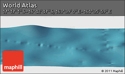 Satellite Panoramic Map of the Area around 16° 59' 54" S, 164° 7' 30" E