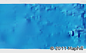 Physical 3D Map of the area around 16° 59' 54" S, 166° 40' 30" E