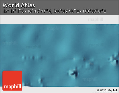 Satellite 3D Map of the Area around 16° 59' 54" S, 170° 4' 29" E