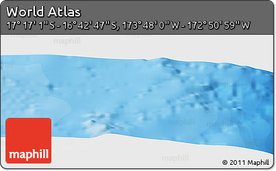 Political Panoramic Map of the Area around 16° 59' 54" S, 173° 19' 29" W
